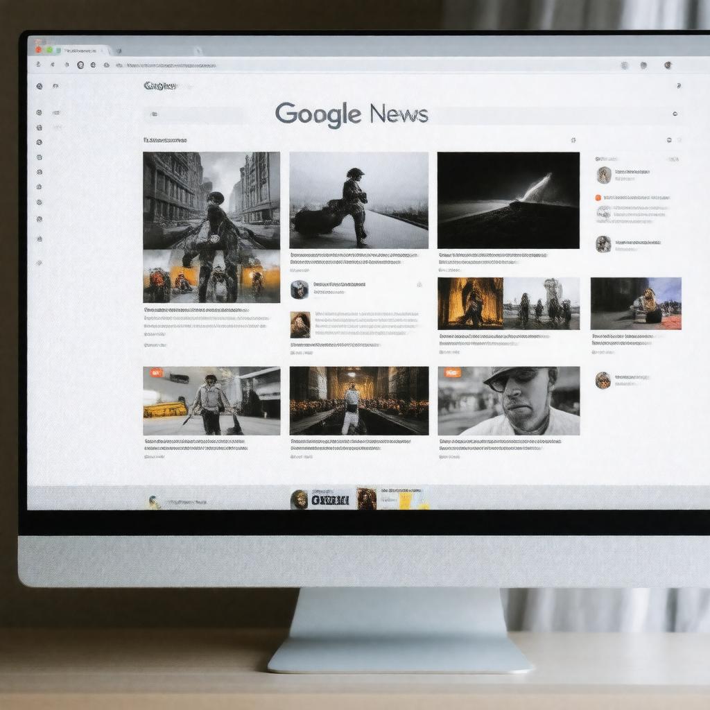 AI-created image of Google News