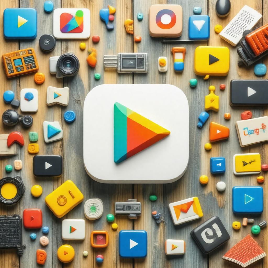 AI-created image of Google Play