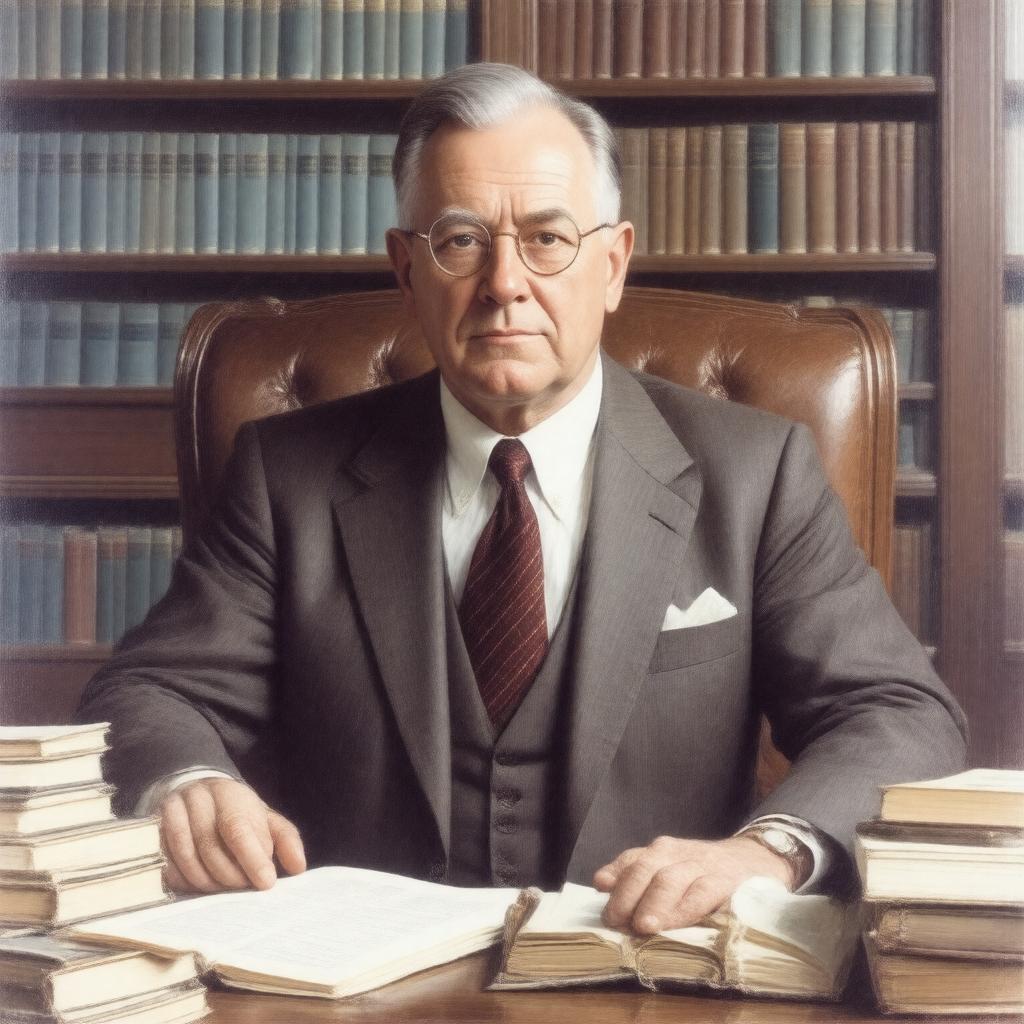 AI-created image of Gordon Allport