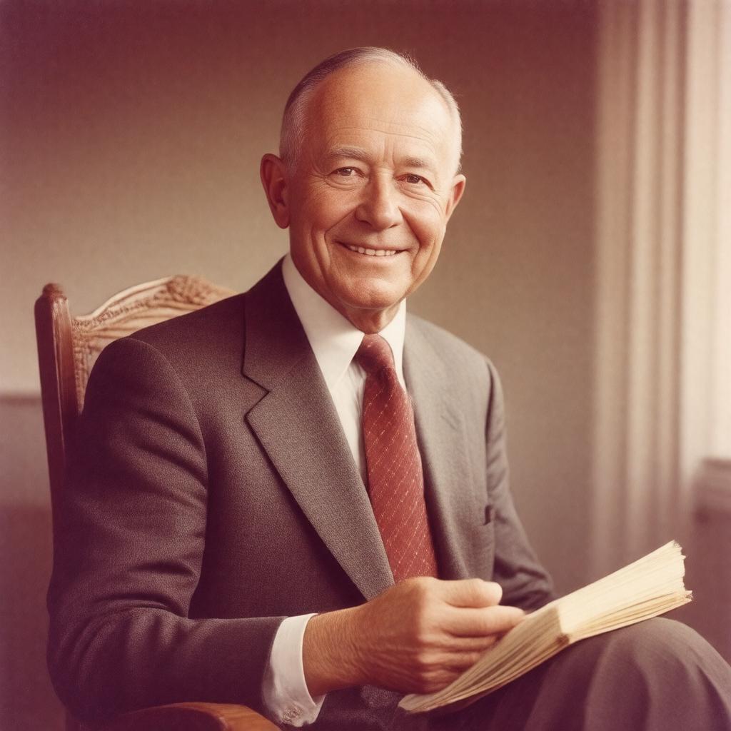 AI-created image of Gordon B. Hinckley