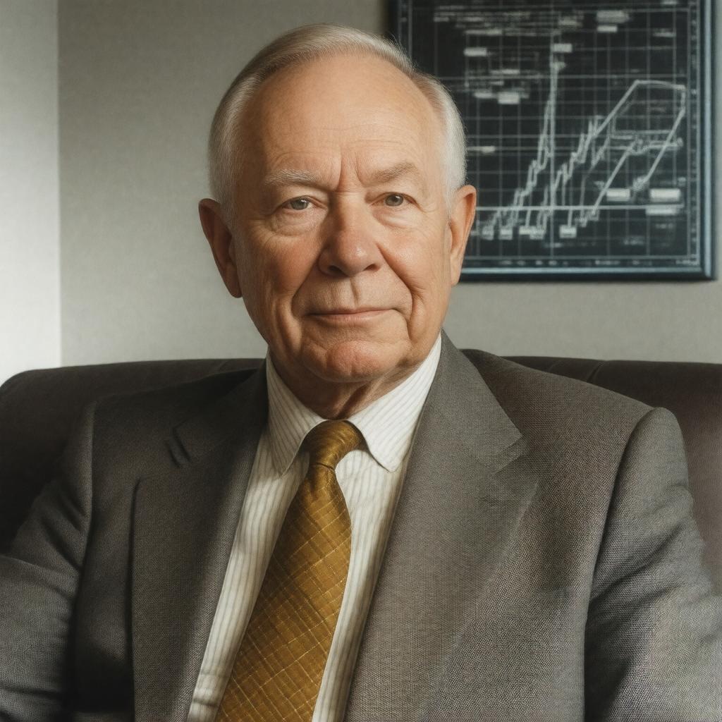 AI-created image of Gordon Earle Moore