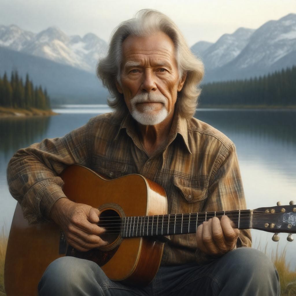 AI-created image of Gordon Lightfoot