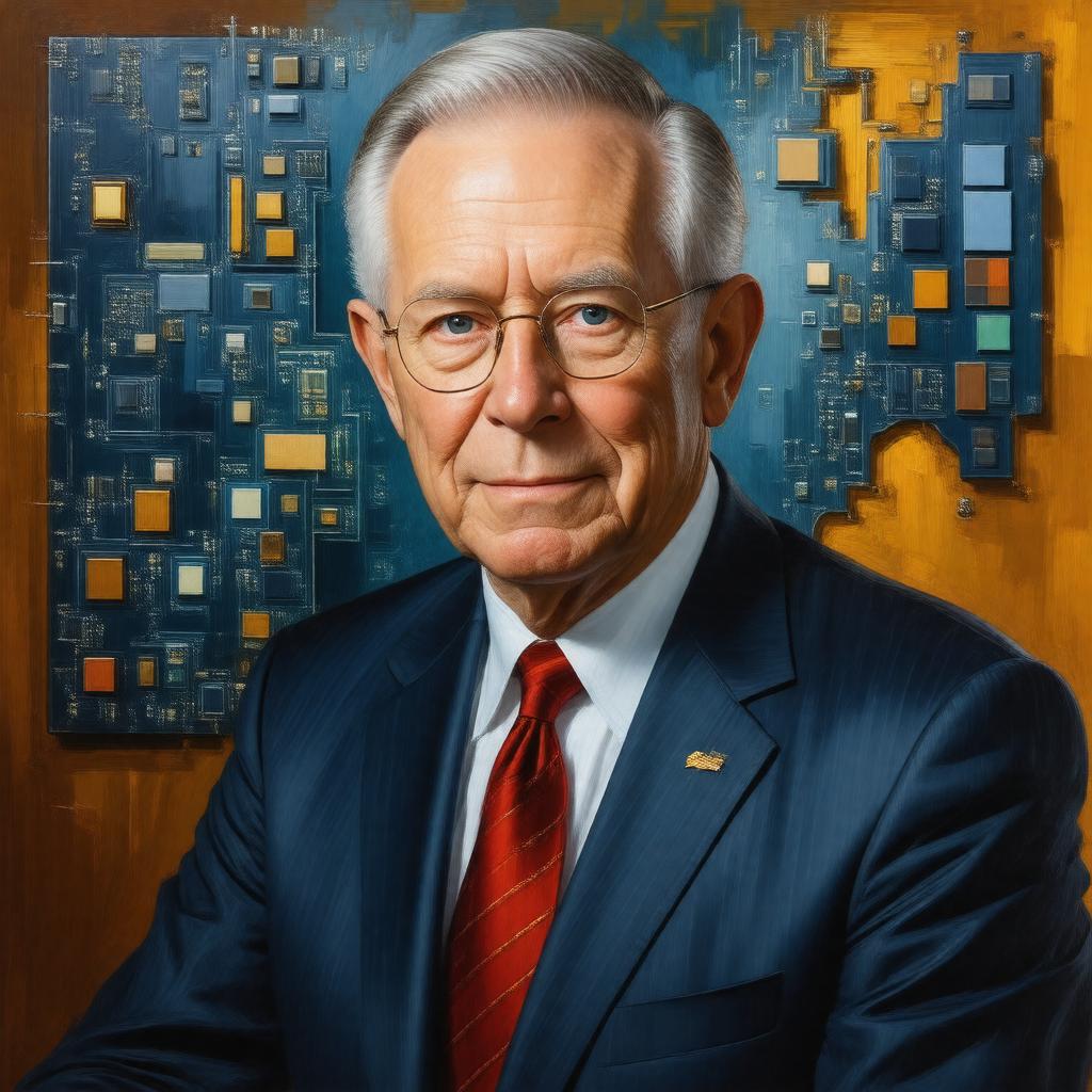 AI-created image of Gordon Moore