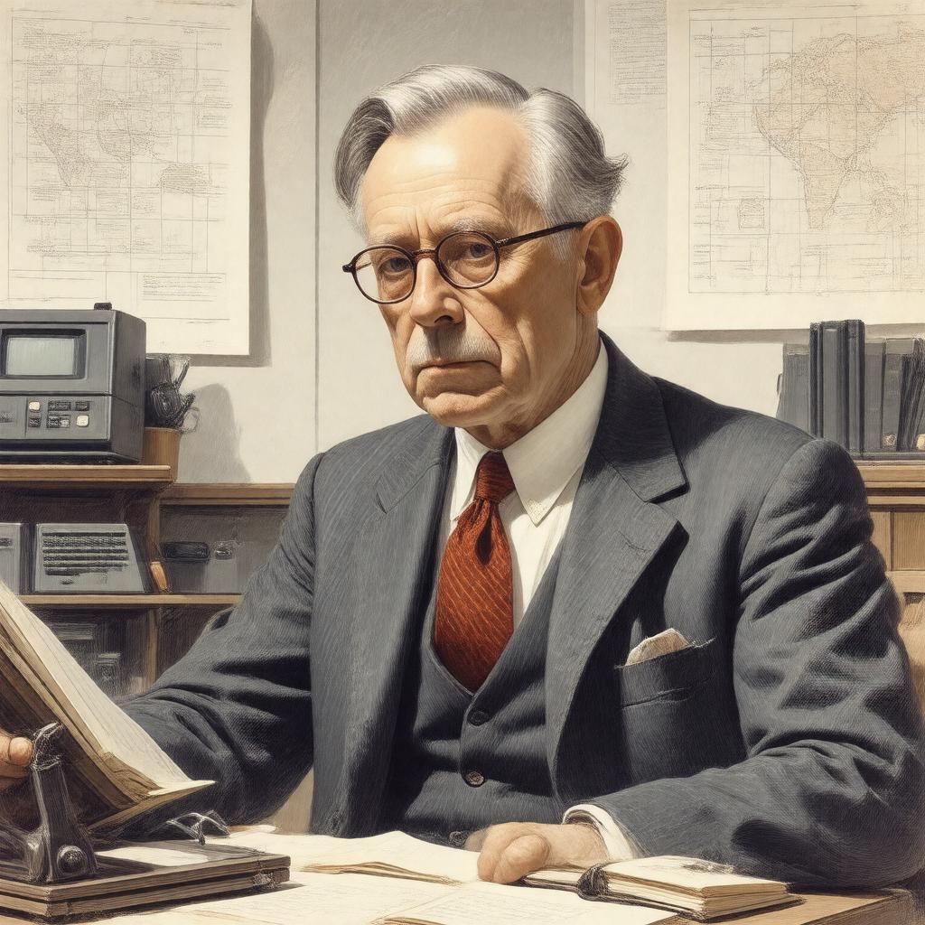 AI-created image of Gordon Pask