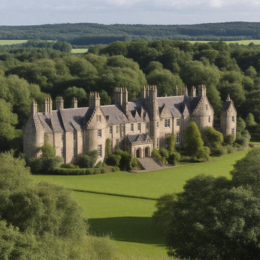 AI-created image of Gordonstoun School