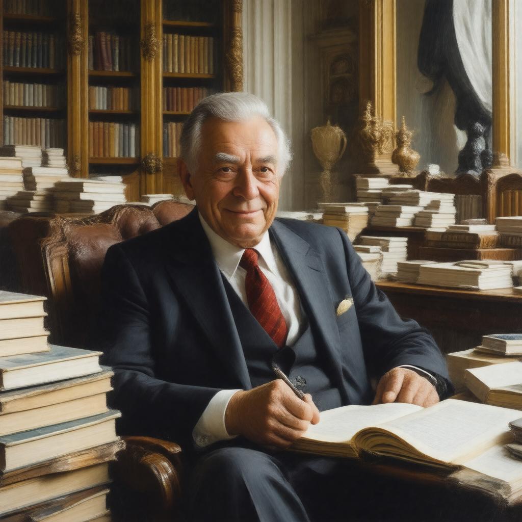 AI-created image of Gore Vidal