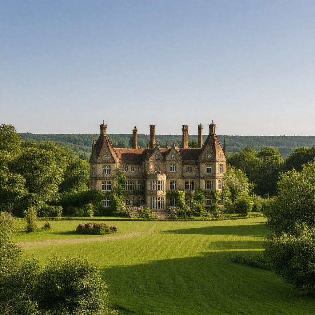 AI-created image of Gorhambury, Hertfordshire, England