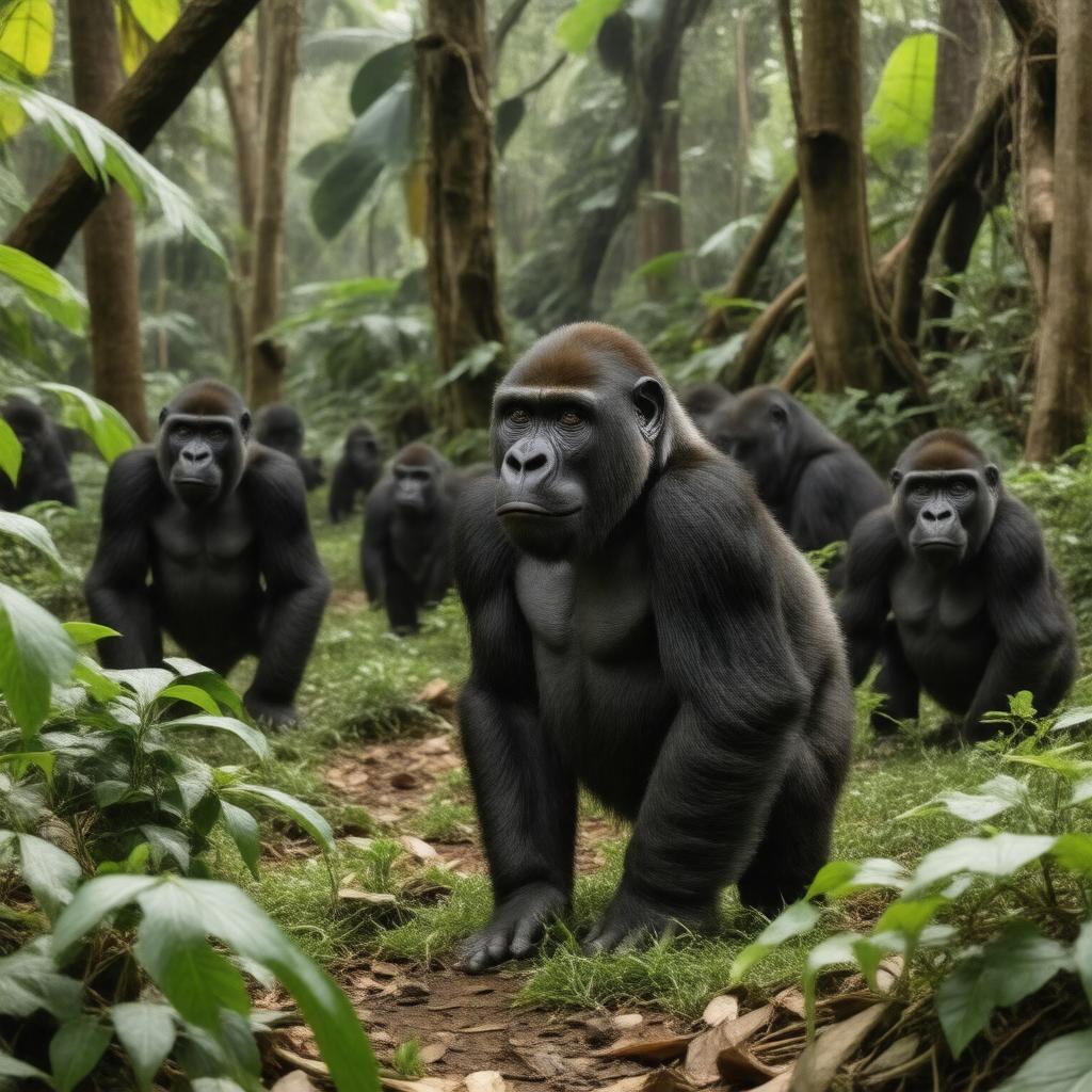Click to view larger image AI-created image of Gorilla Kingdom