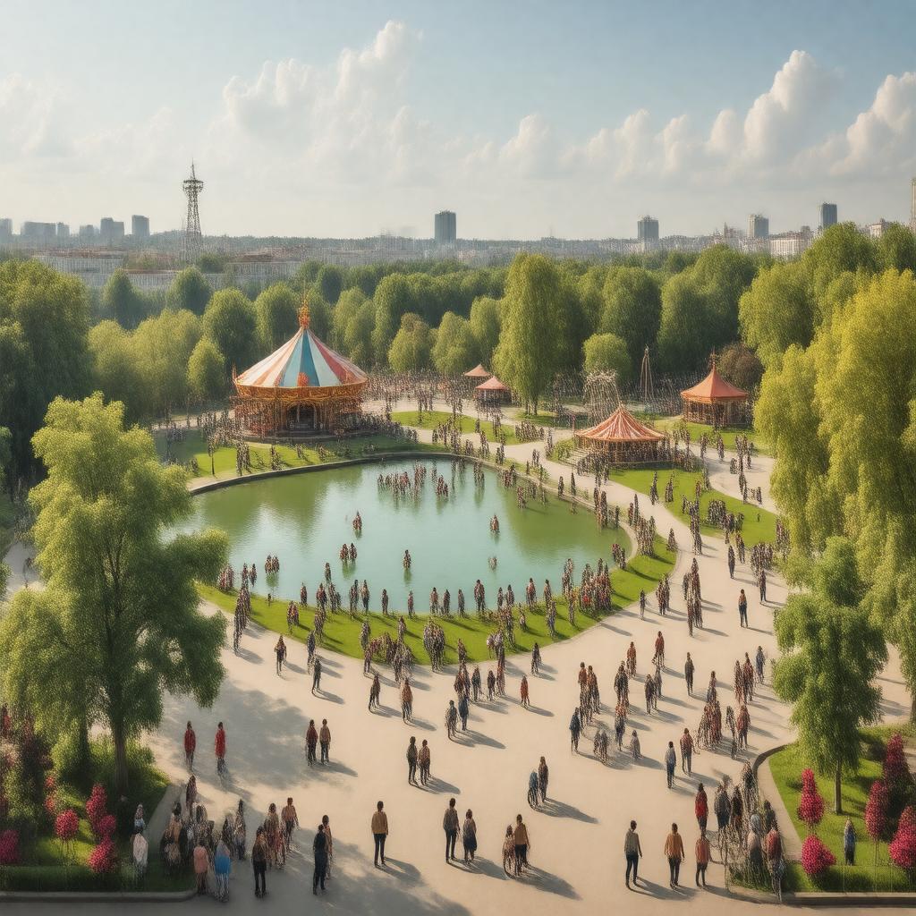 Click to view larger image AI-created image of Gorky Park
