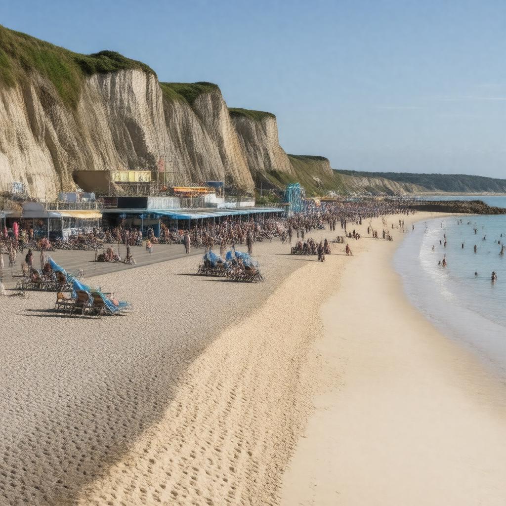 AI-created image of Gorleston Beach