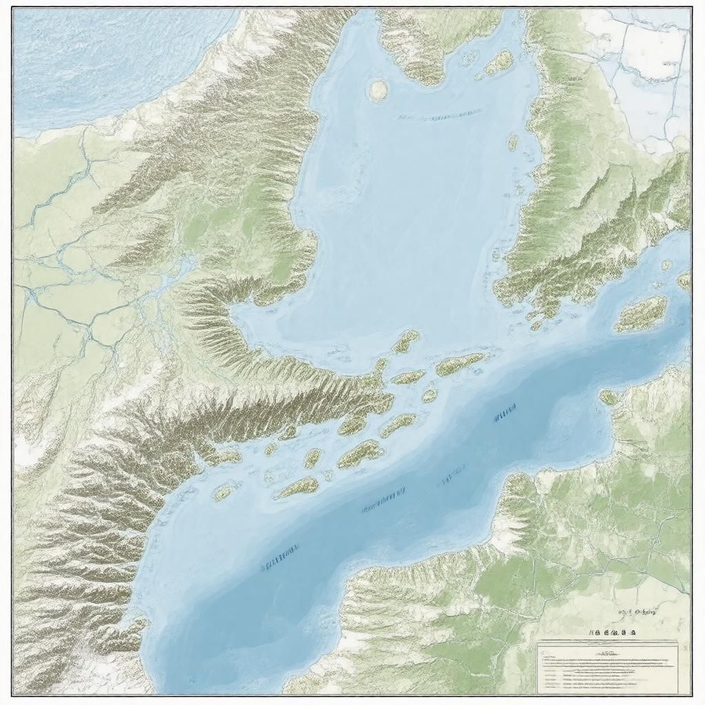 AI-created image of Gorlo Strait