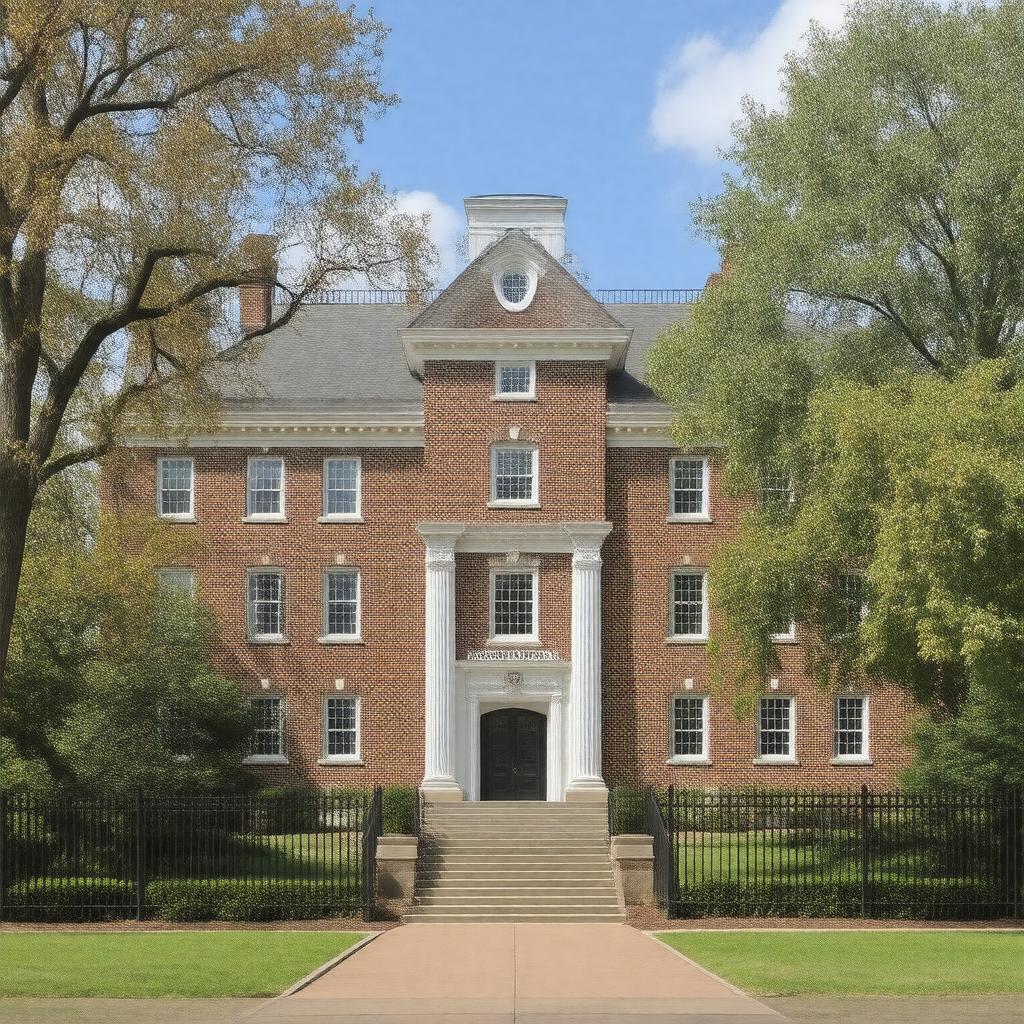 AI-created image of Gorman Hall