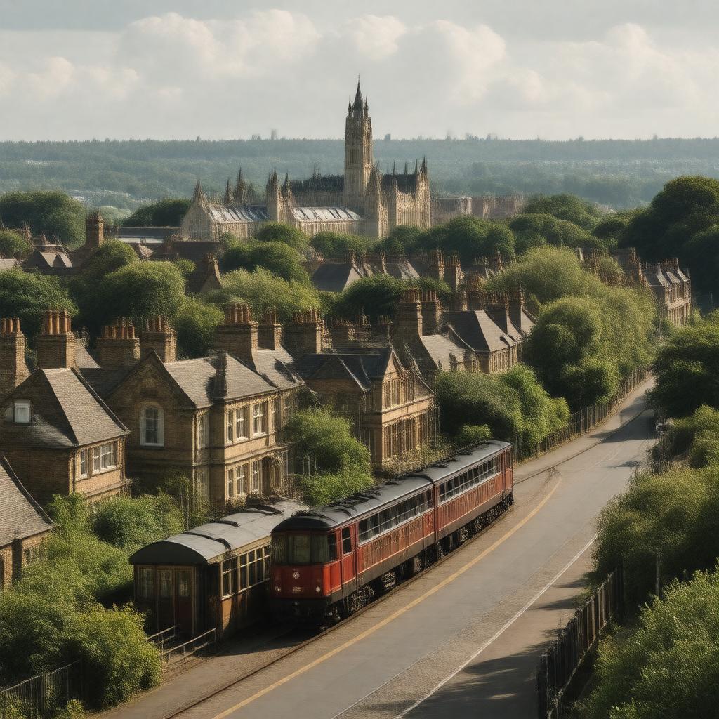 AI-created image of Gospel Oak, London, England