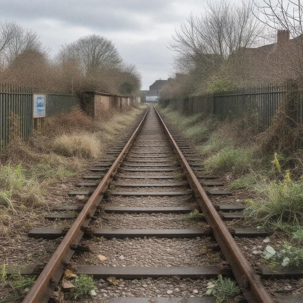 Click to view larger image AI-created image of Gospel Oak Sidings