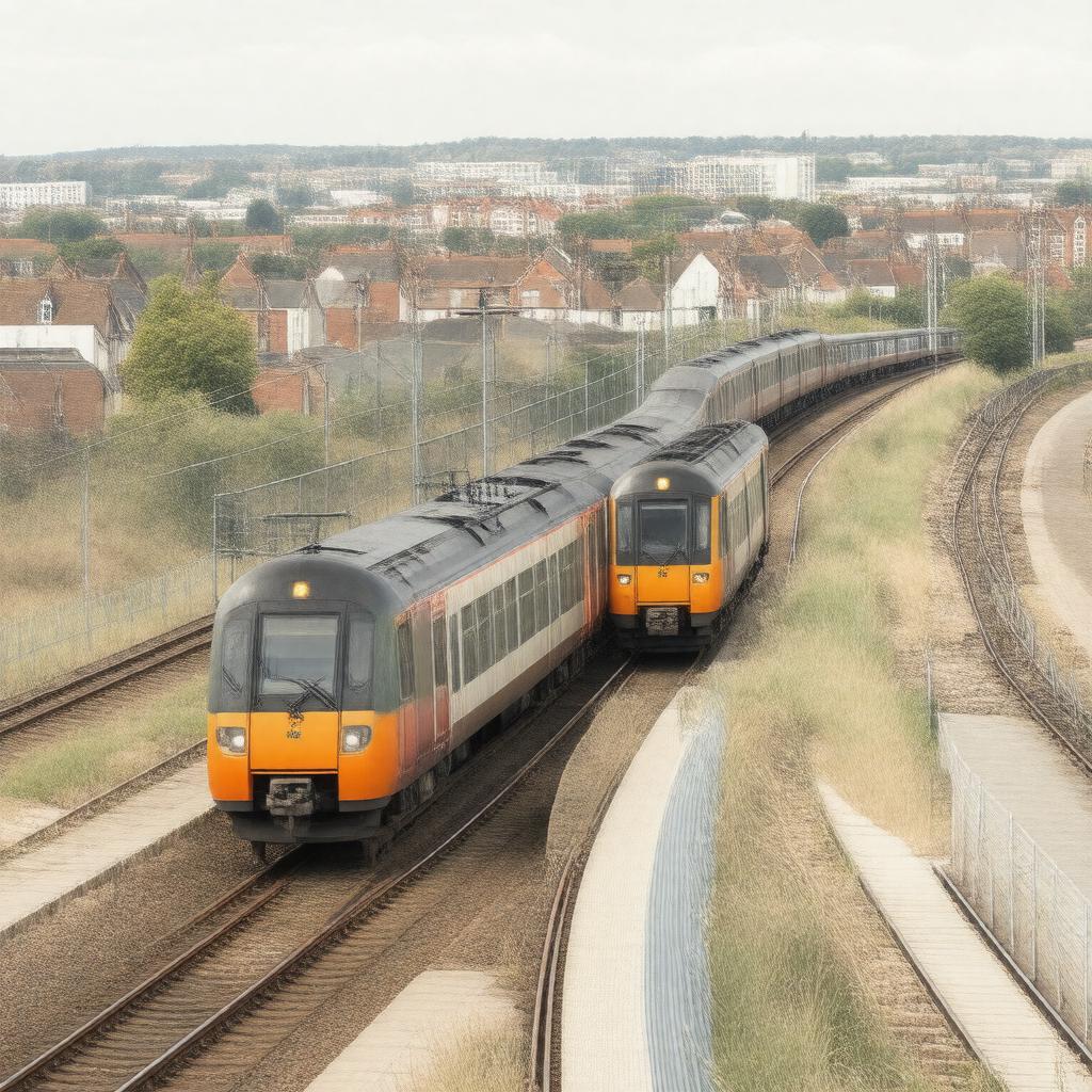 AI-created image of Gospel Oak to Barking line