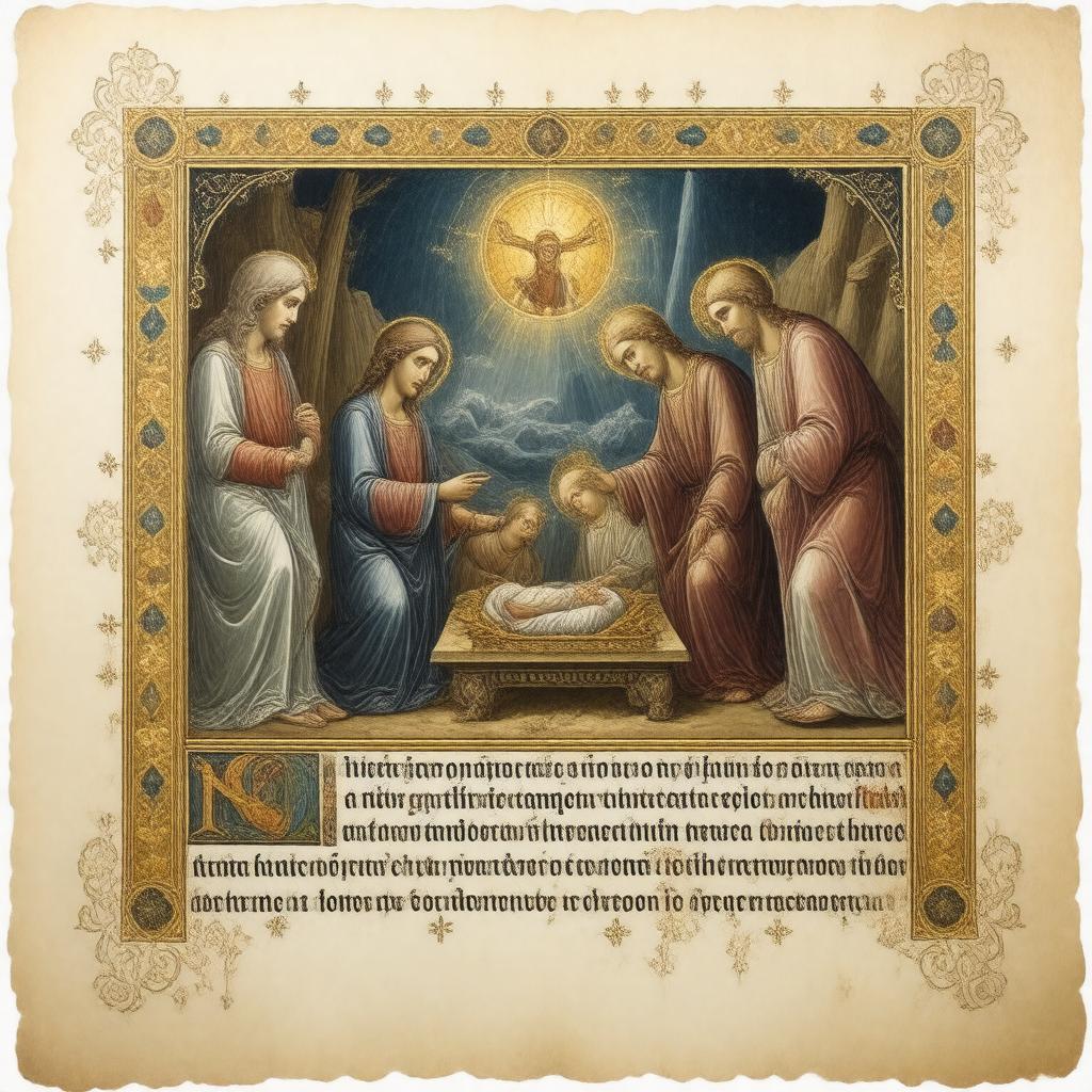 AI-created image of Gospel of Luke