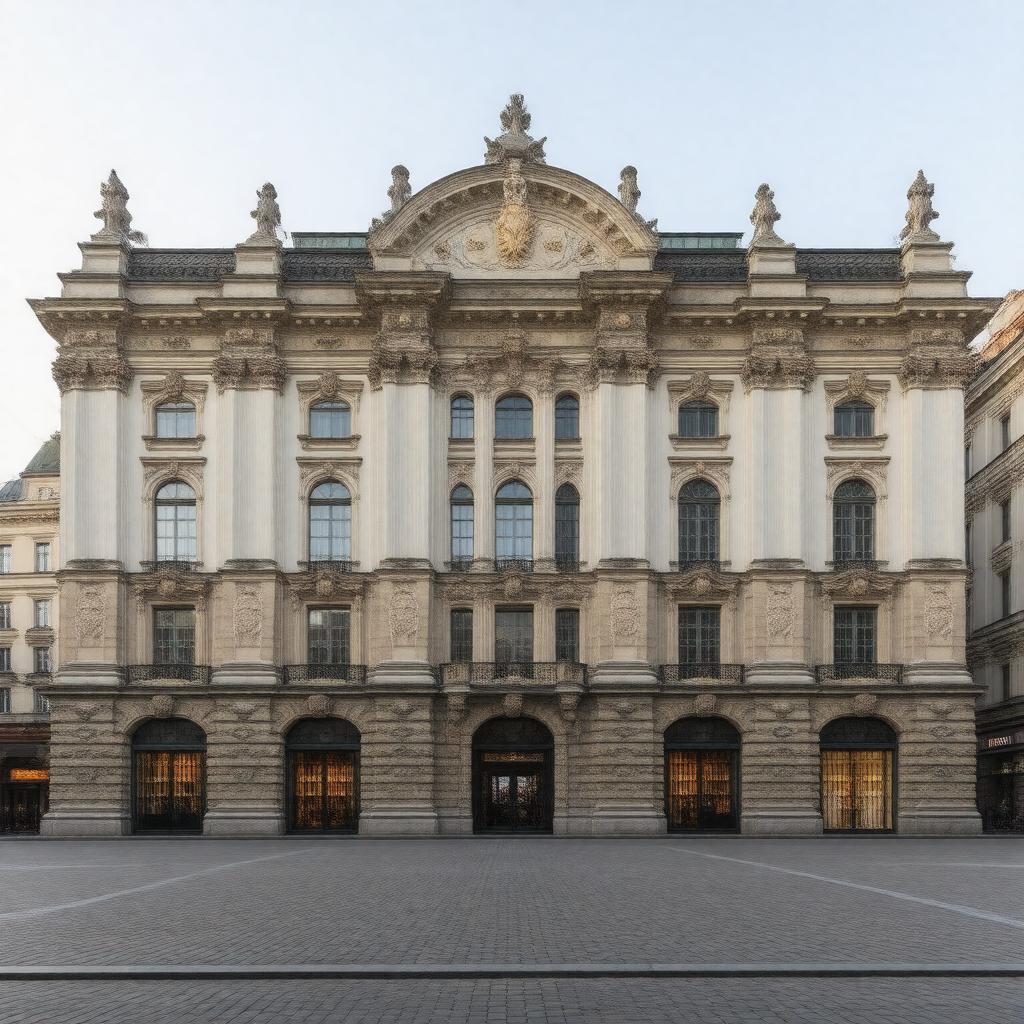 AI-created image of Gostiny Dvor