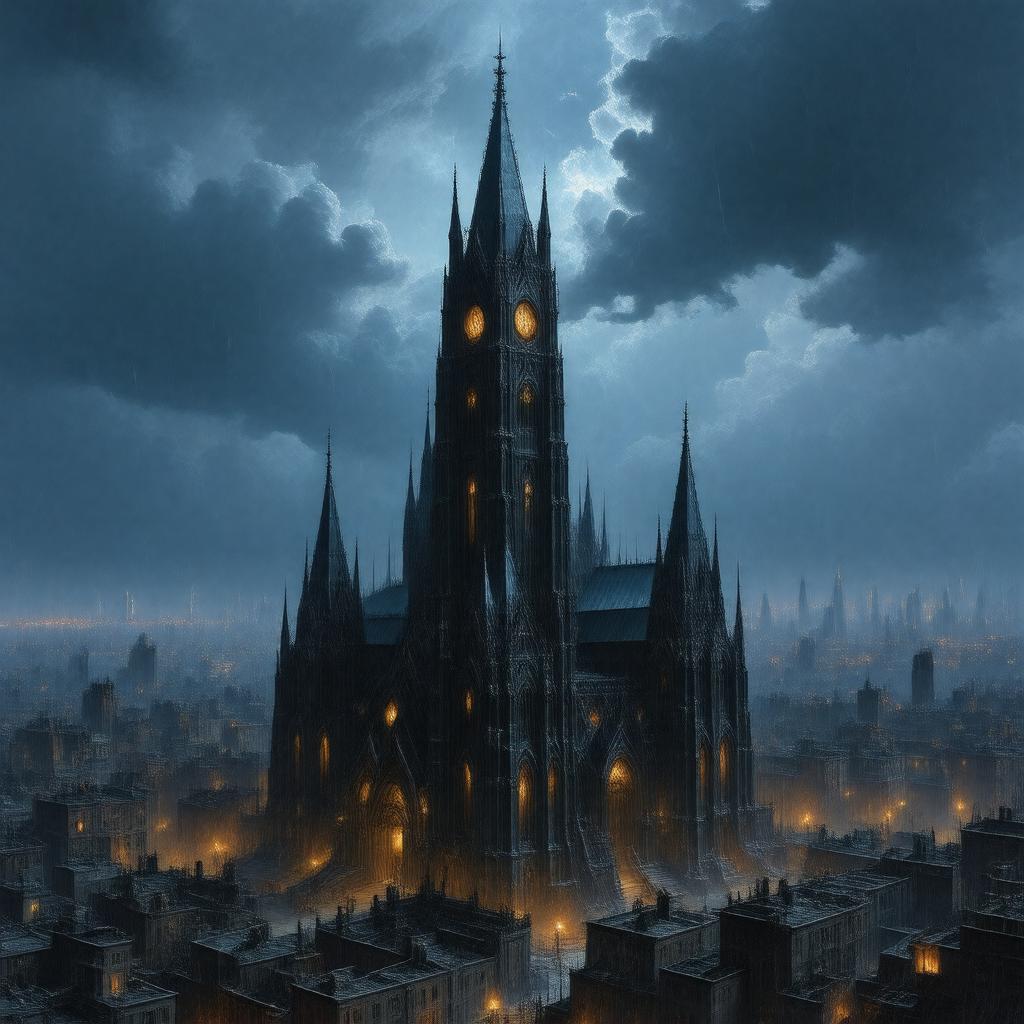 Click to view larger image AI-created image of Gotham Cathedral