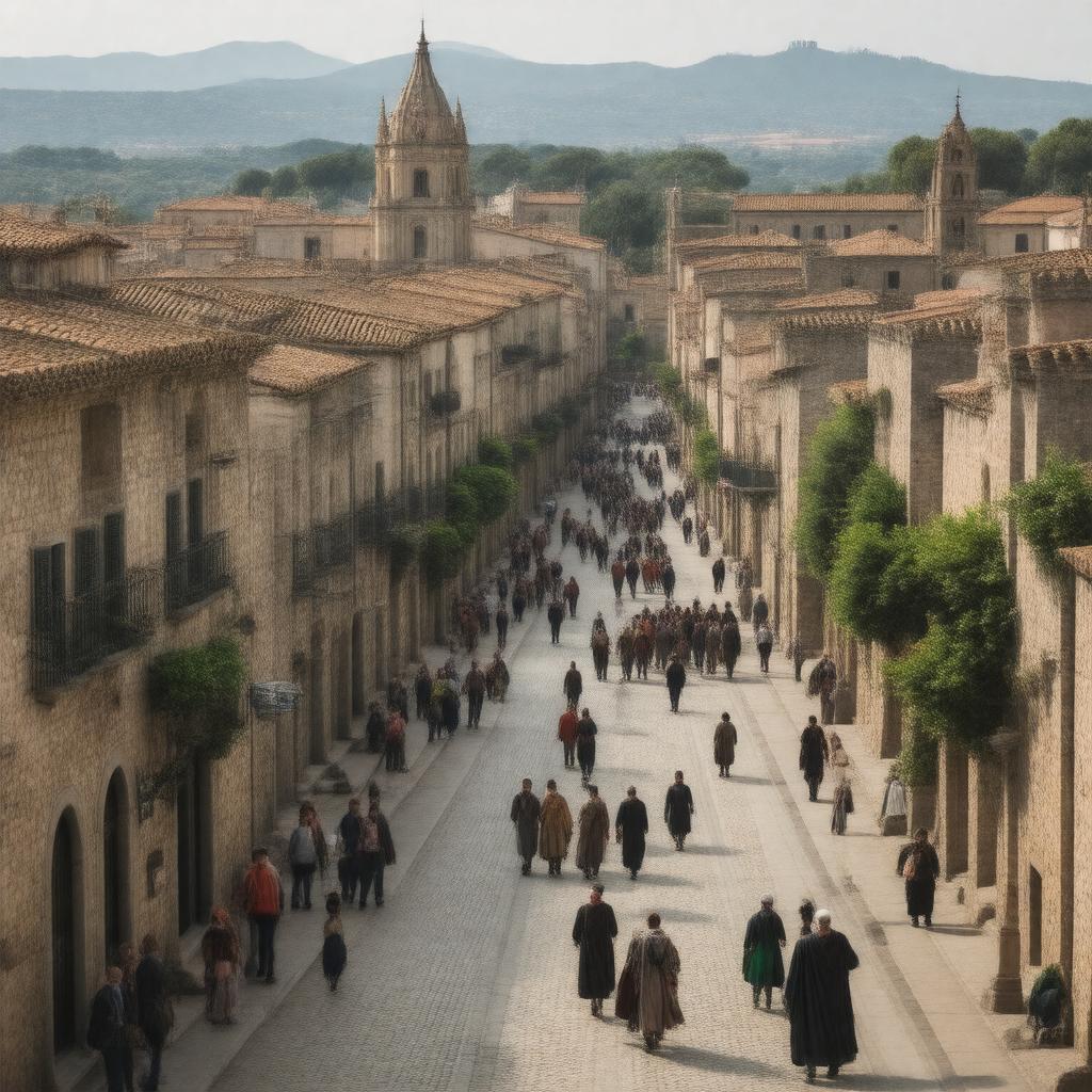 AI-created image of Gothic Quarter