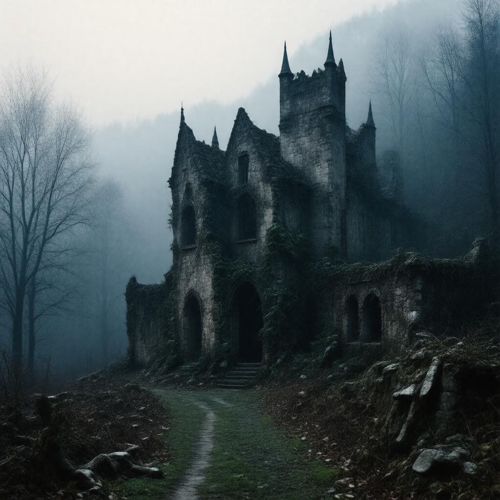 AI-created image of Gothic literature