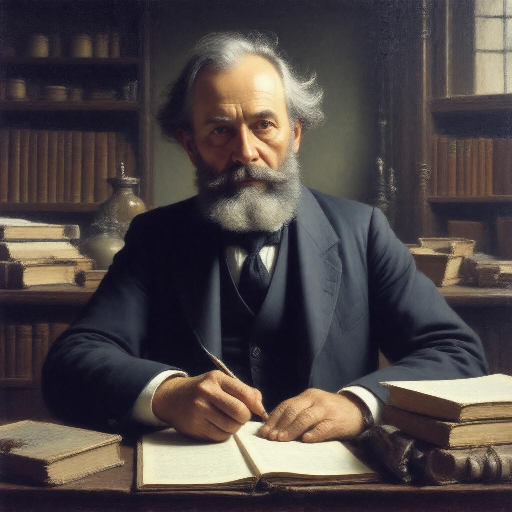 AI-created image of Gottfried Keller