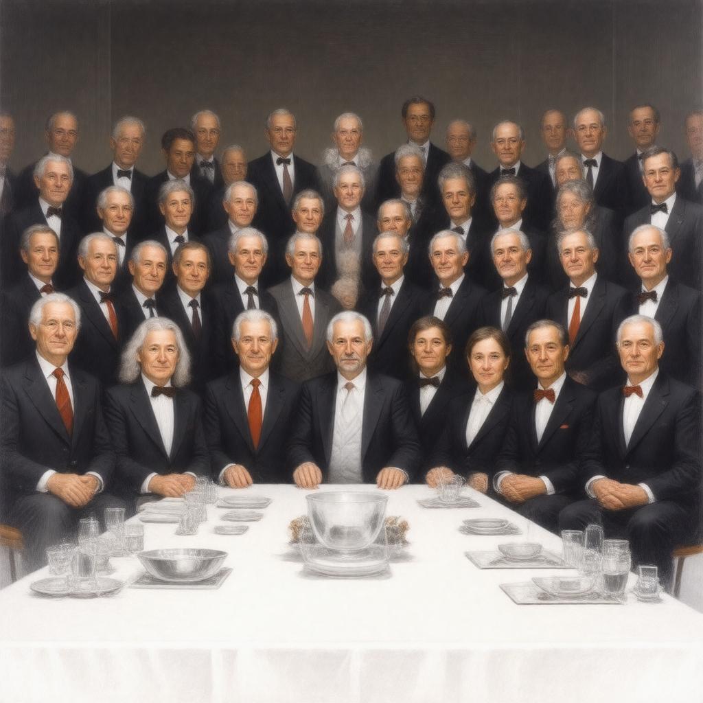 Click to view larger image AI-created image of Gottfried Wilhelm Leibniz Prize laureates