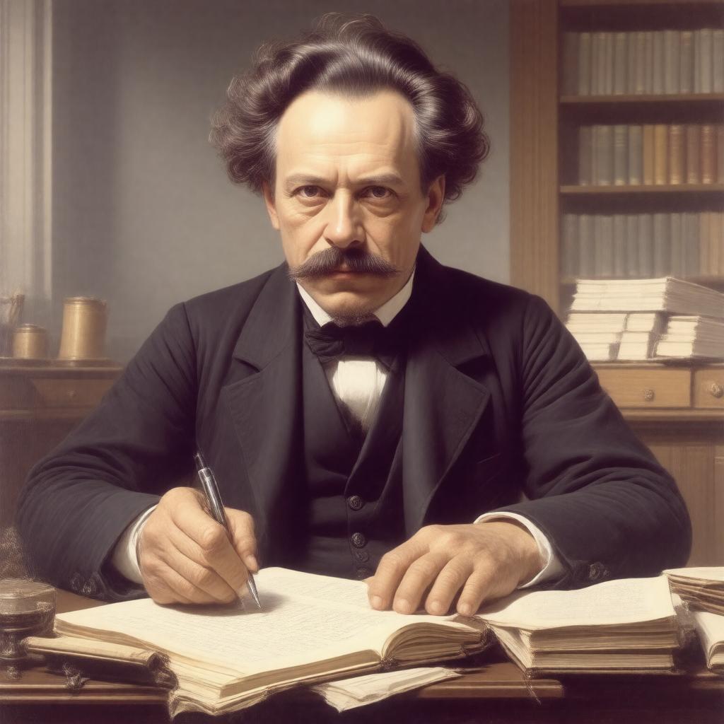 AI-created image of Gotthold Eisenstein
