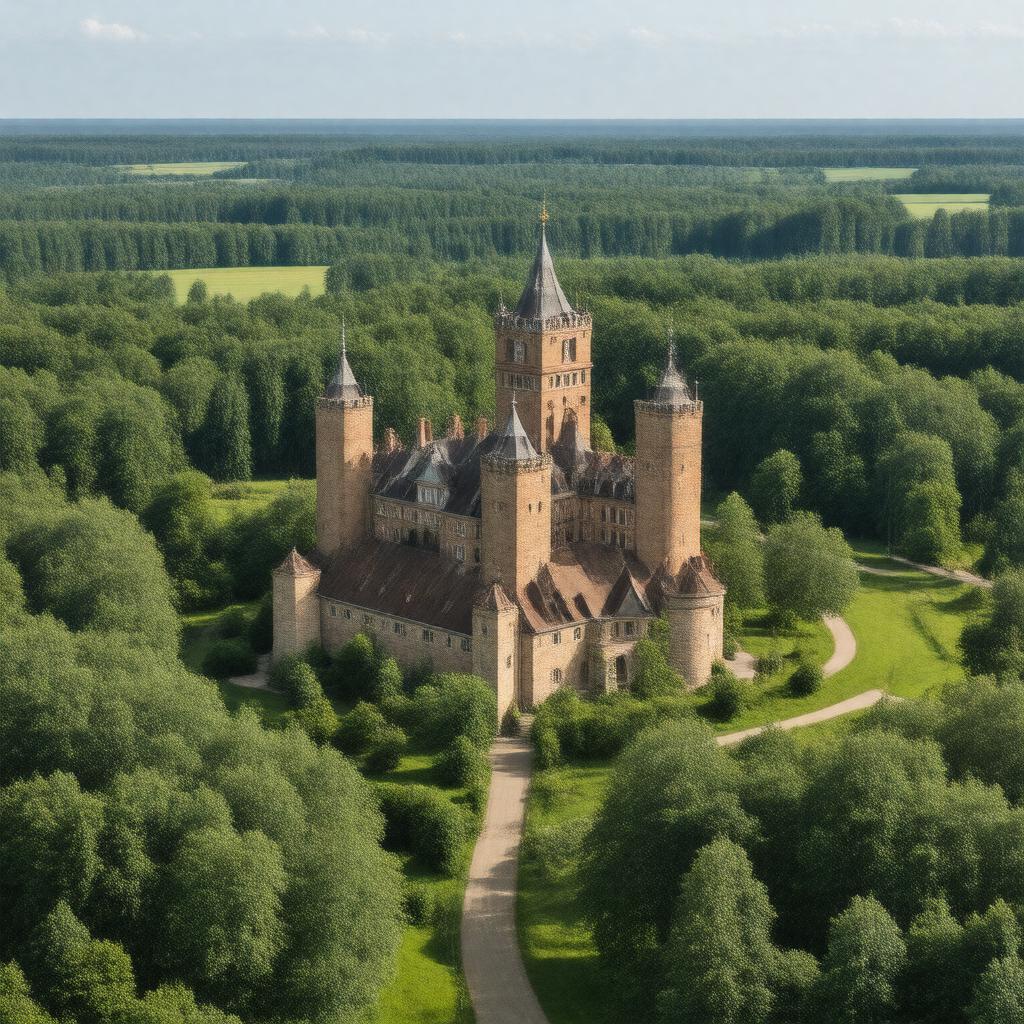 AI-created image of Gottorp, Schleswig