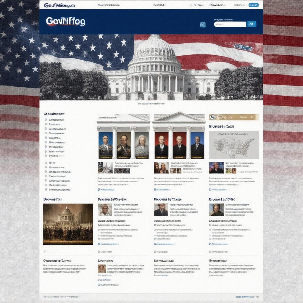 AI-created image of GovInfo.gov