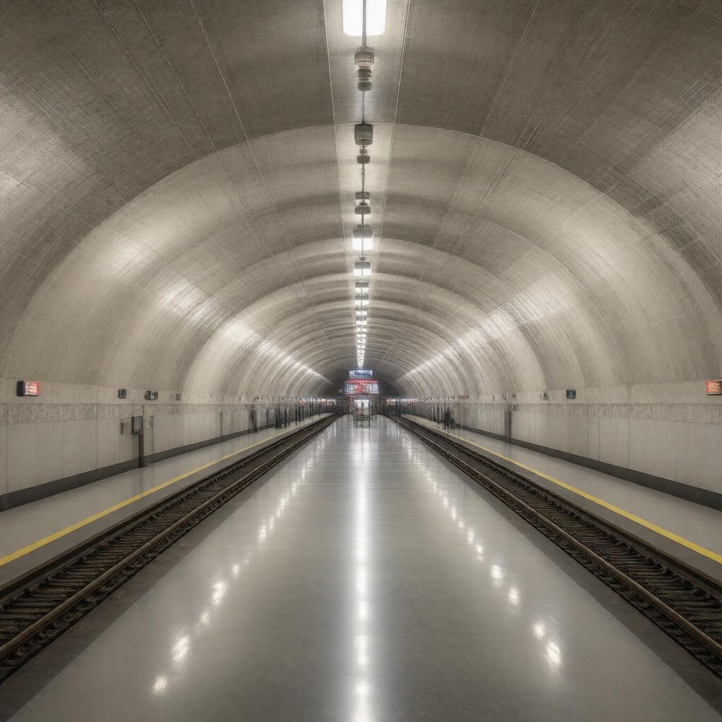 AI-created image of Government Center station