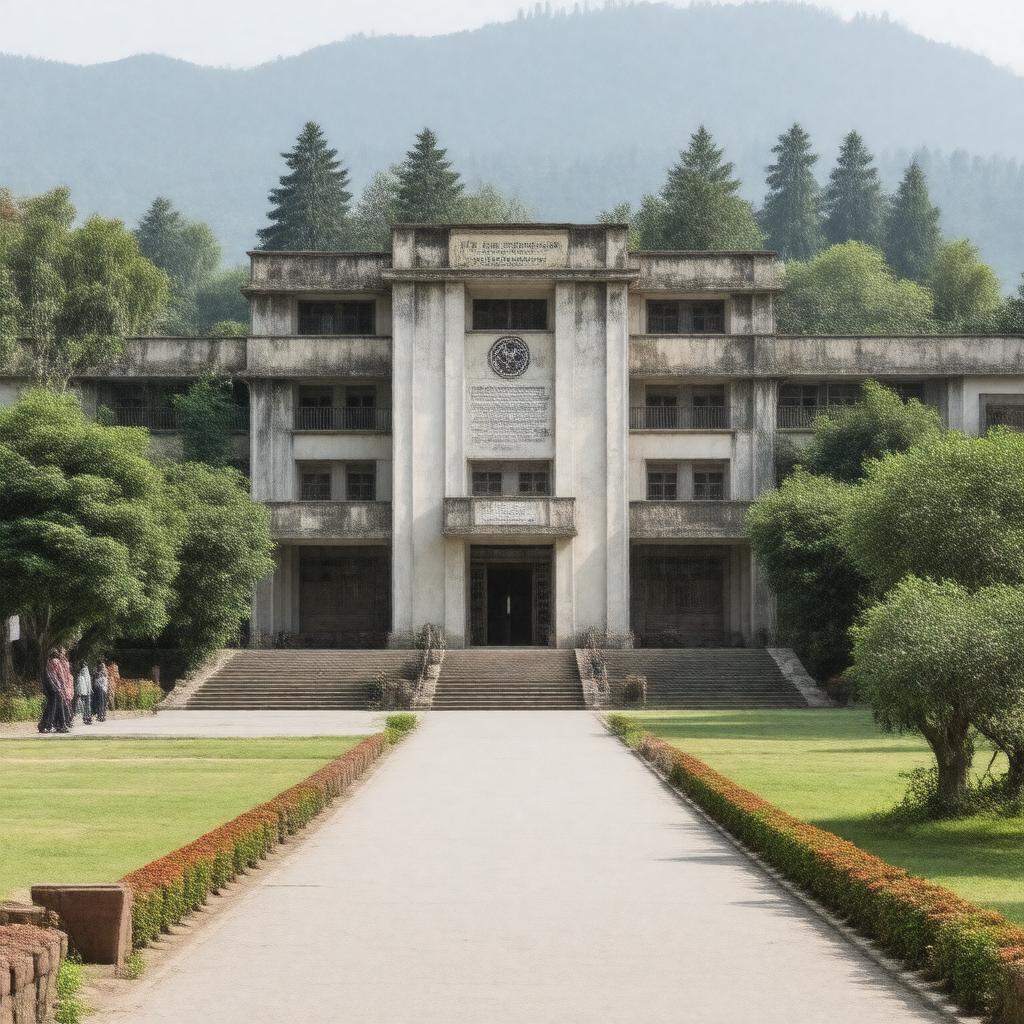 AI-created image of Government College for Women, Srinagar