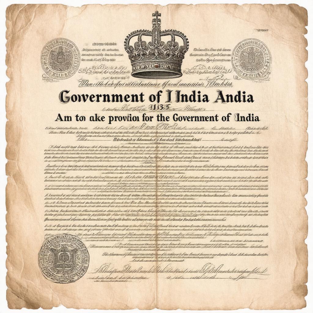 AI-created image of Government of India Act 1935