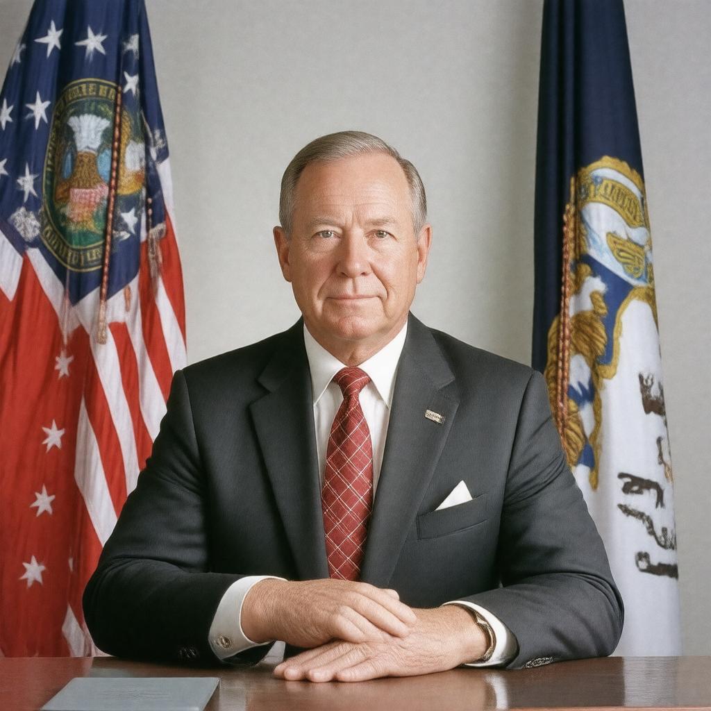 AI-created image of Governor of Arkansas