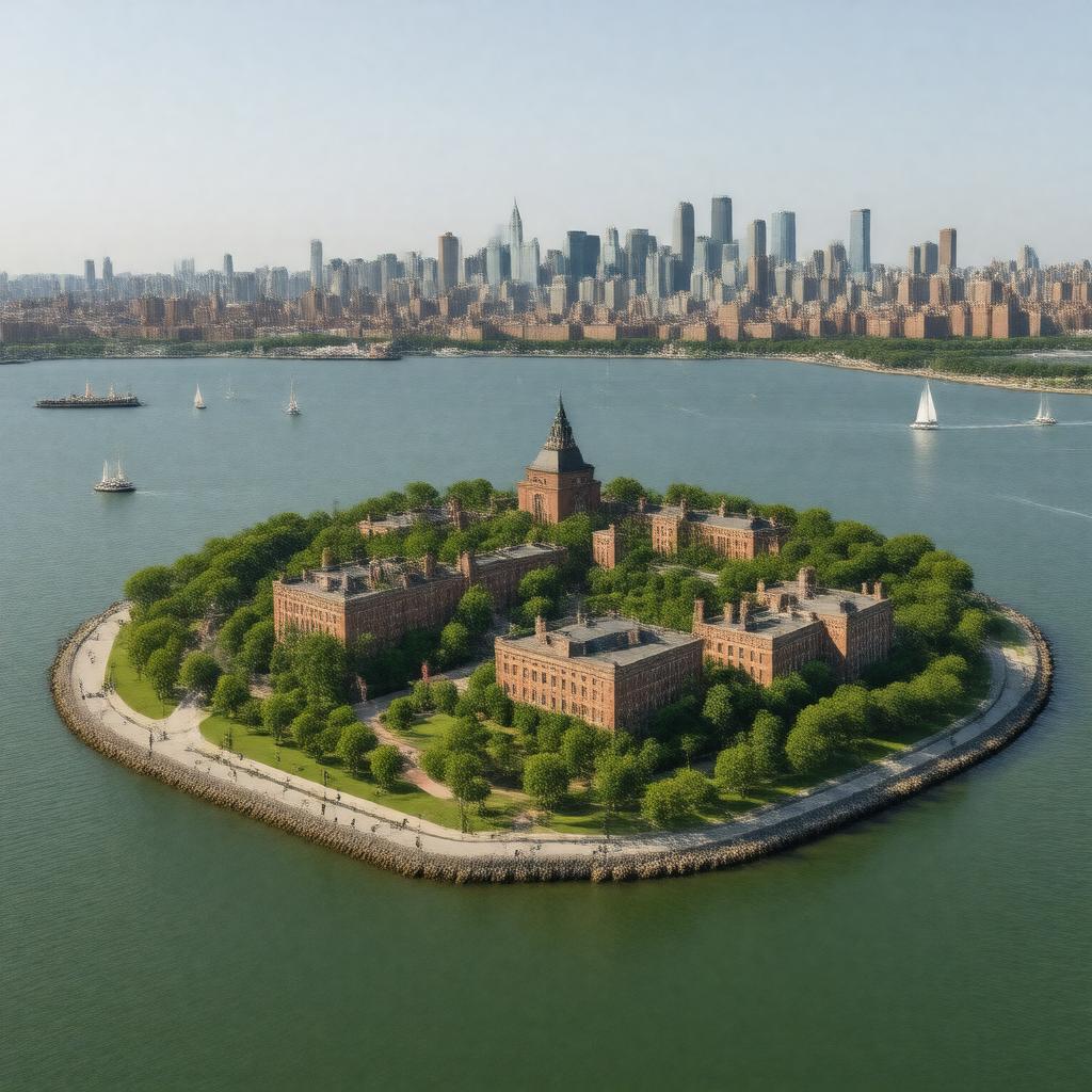 AI-created image of Governors Island