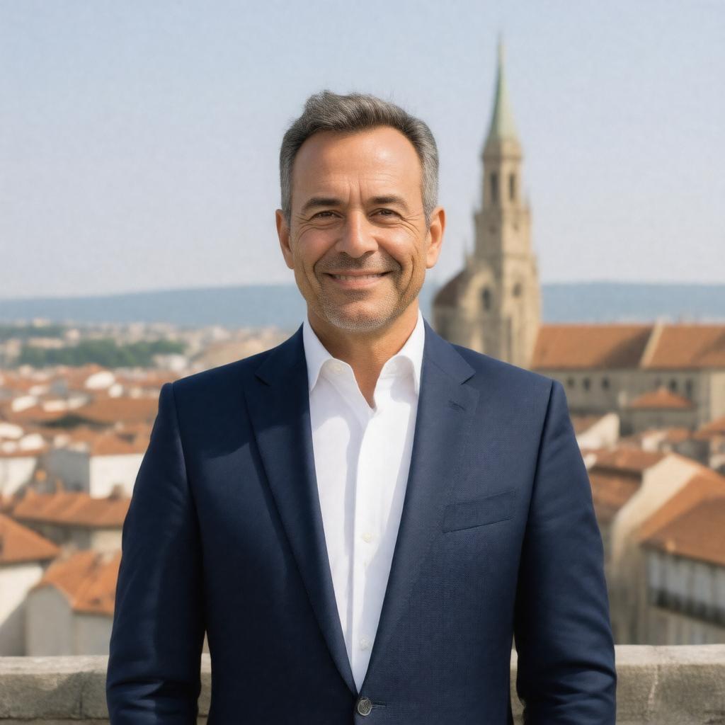 AI-created image of Grégory Doucet