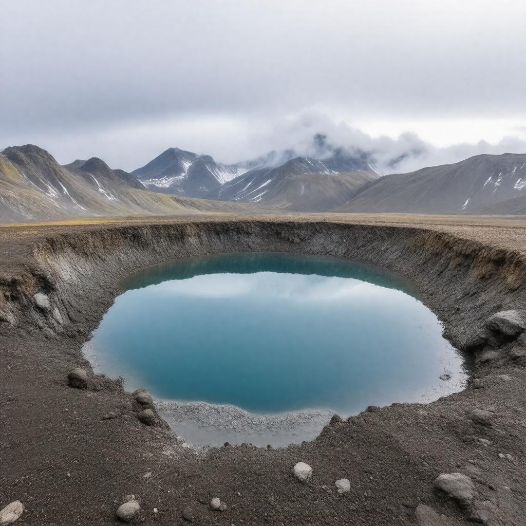 AI-created image of Grímsvötn