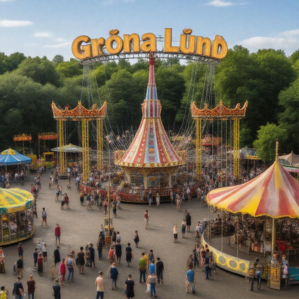 AI-created image of Gröna Lund