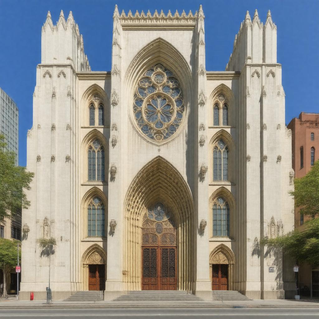 AI-created image of Grace Cathedral