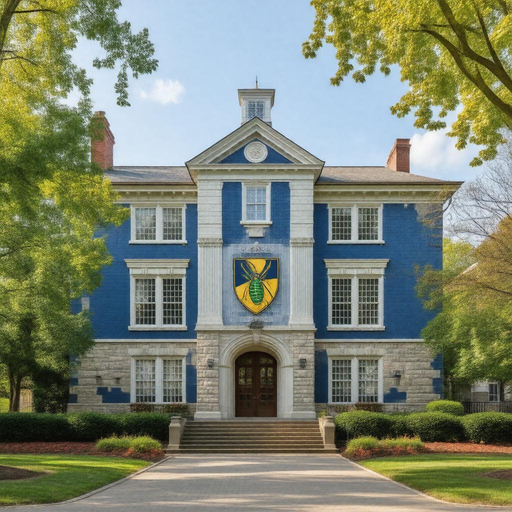 AI-created image of Grace Hopper College at Yale University