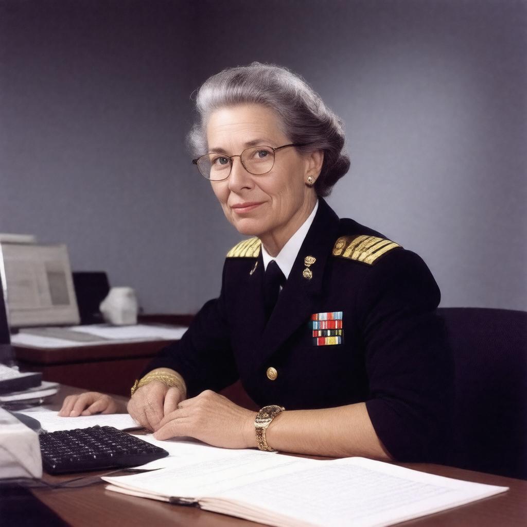 AI-created image of Grace Murray Hopper