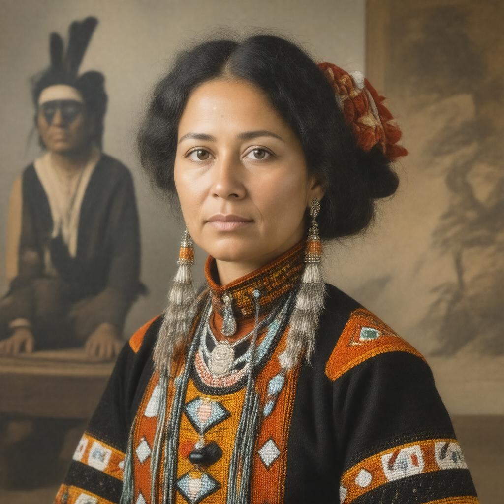 AI-created image of Grace Nicholson