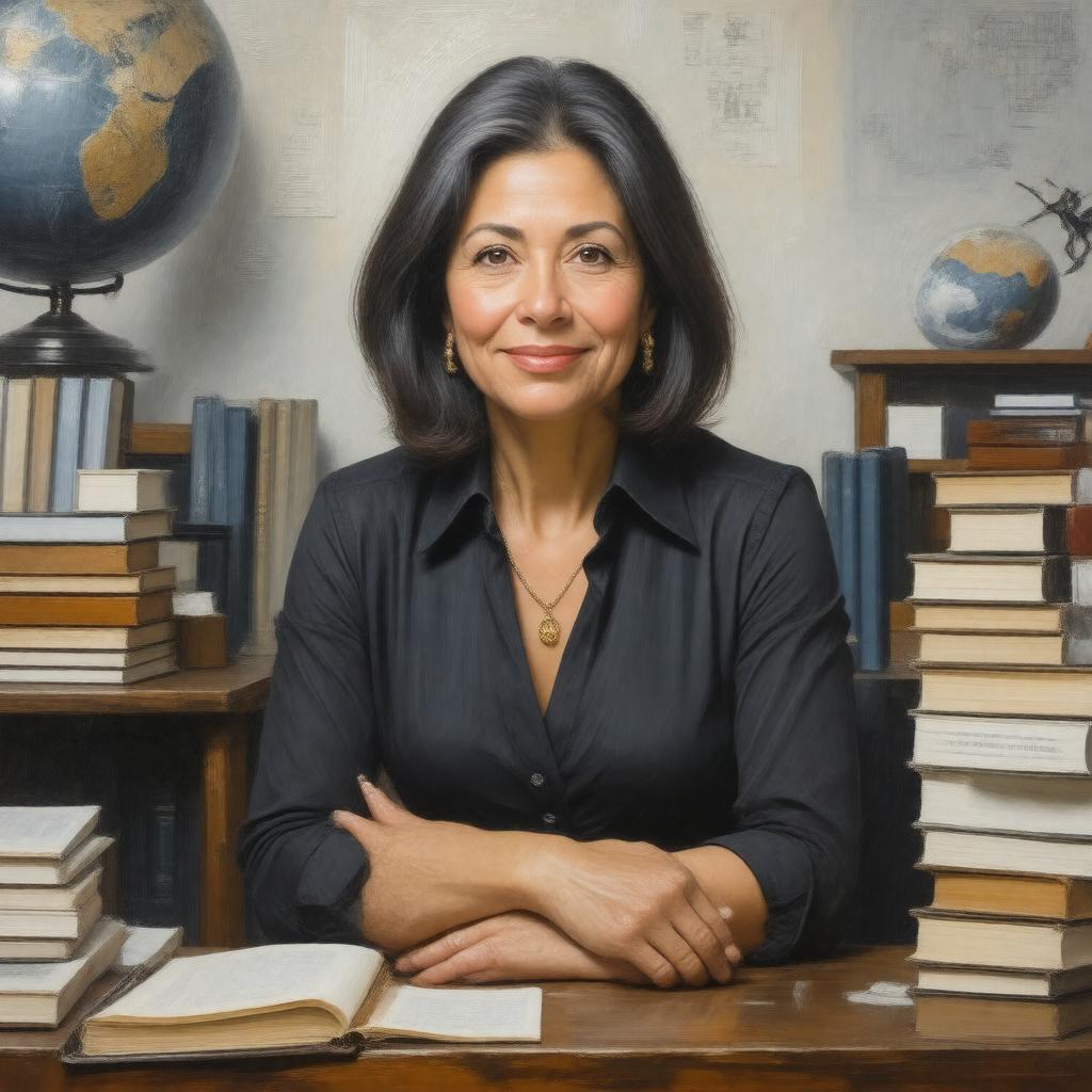 AI-created image of Graciela Chichilnisky