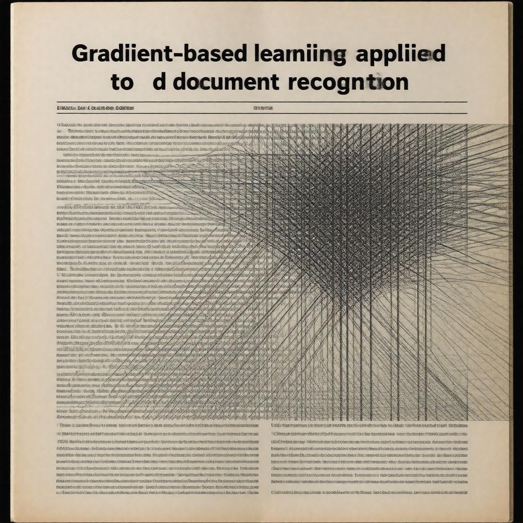 AI-created image of Gradient-based learning applied to document recognition