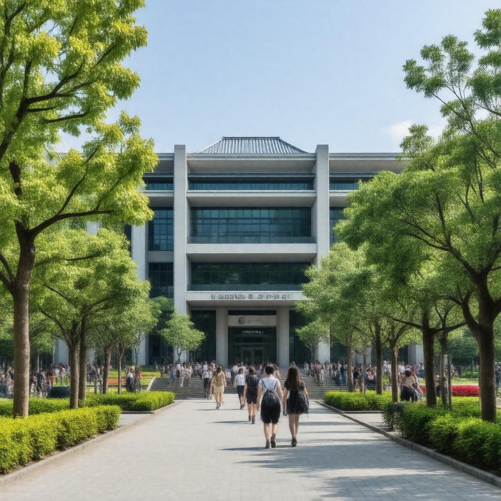 Click to view larger image AI-created image of Graduate Business School