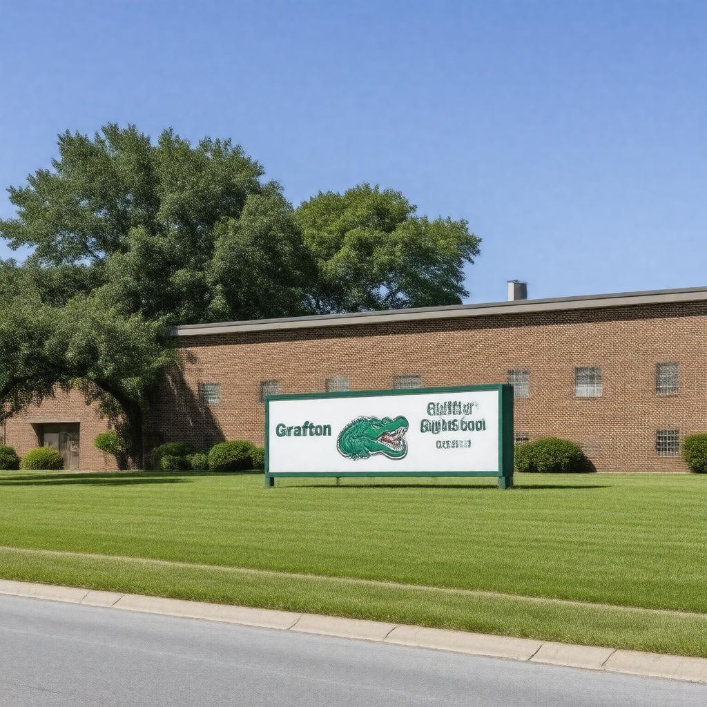 Click to view larger image AI-created image of Grafton High School