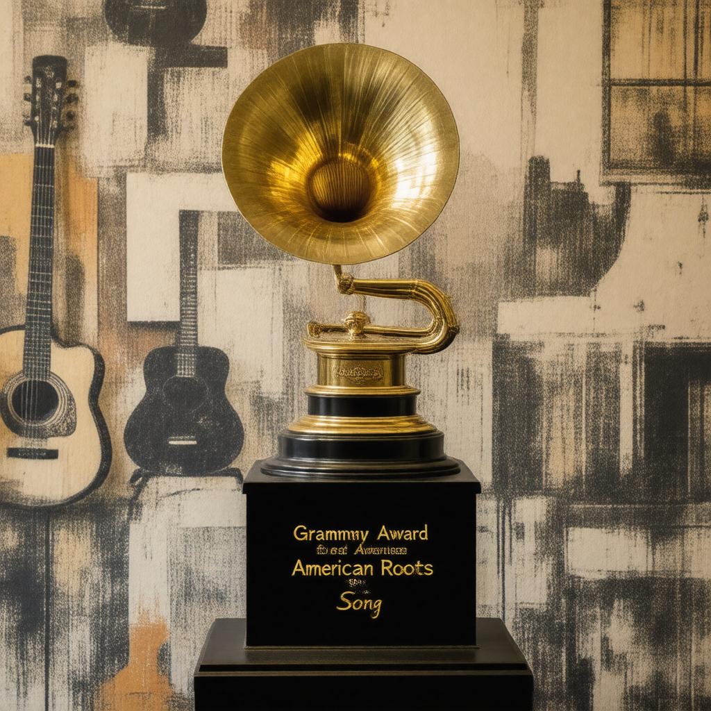 AI-created image of Grammy Award for Best American Roots Song