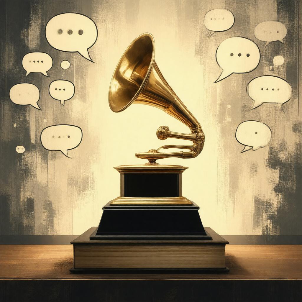 Click to view larger image AI-created image of Grammy Award for Best Spoken Word Album