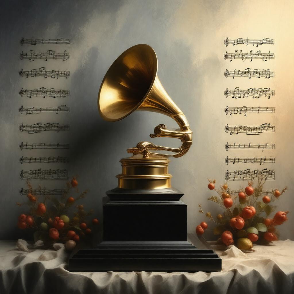 AI-created image of Grammy Lifetime Achievement Award