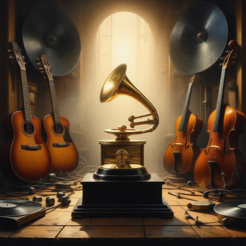 AI-created image of Grammy Lifetime Achievement Award (to artists)