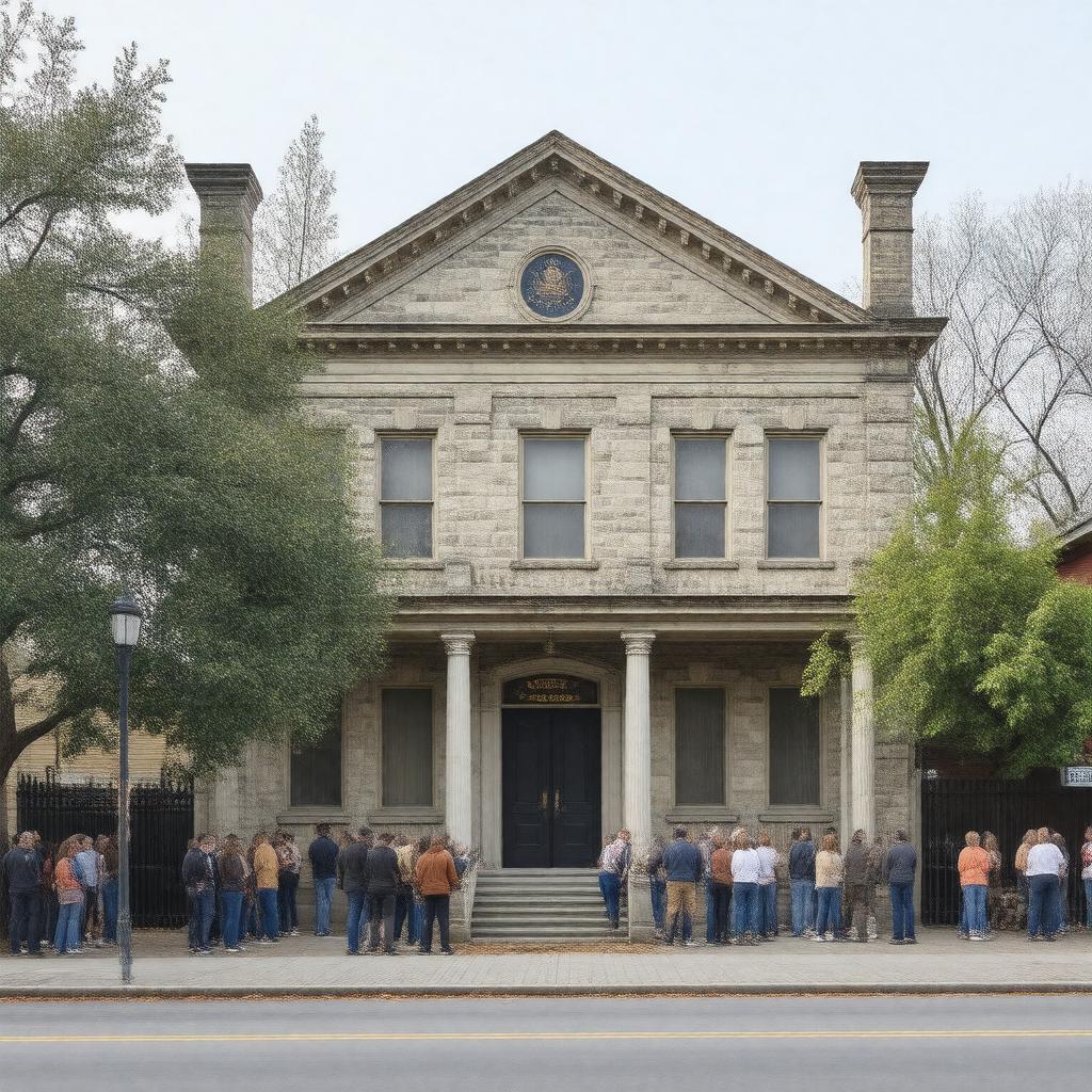 AI-created image of Grand Army of the Republic Hall